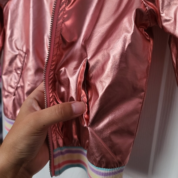 First Impressions rose gold bomber 6-9 months - Picture 7 of 8
